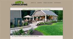 Desktop Screenshot of daveslawnscaping.com